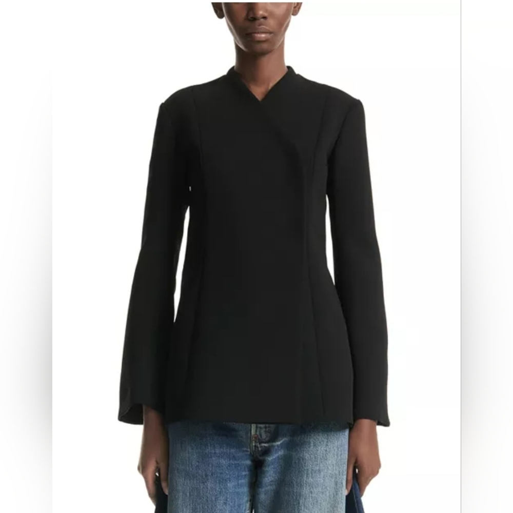 A.W.A.K.E. MODE Collarless Jacket Size 42 Nwt
